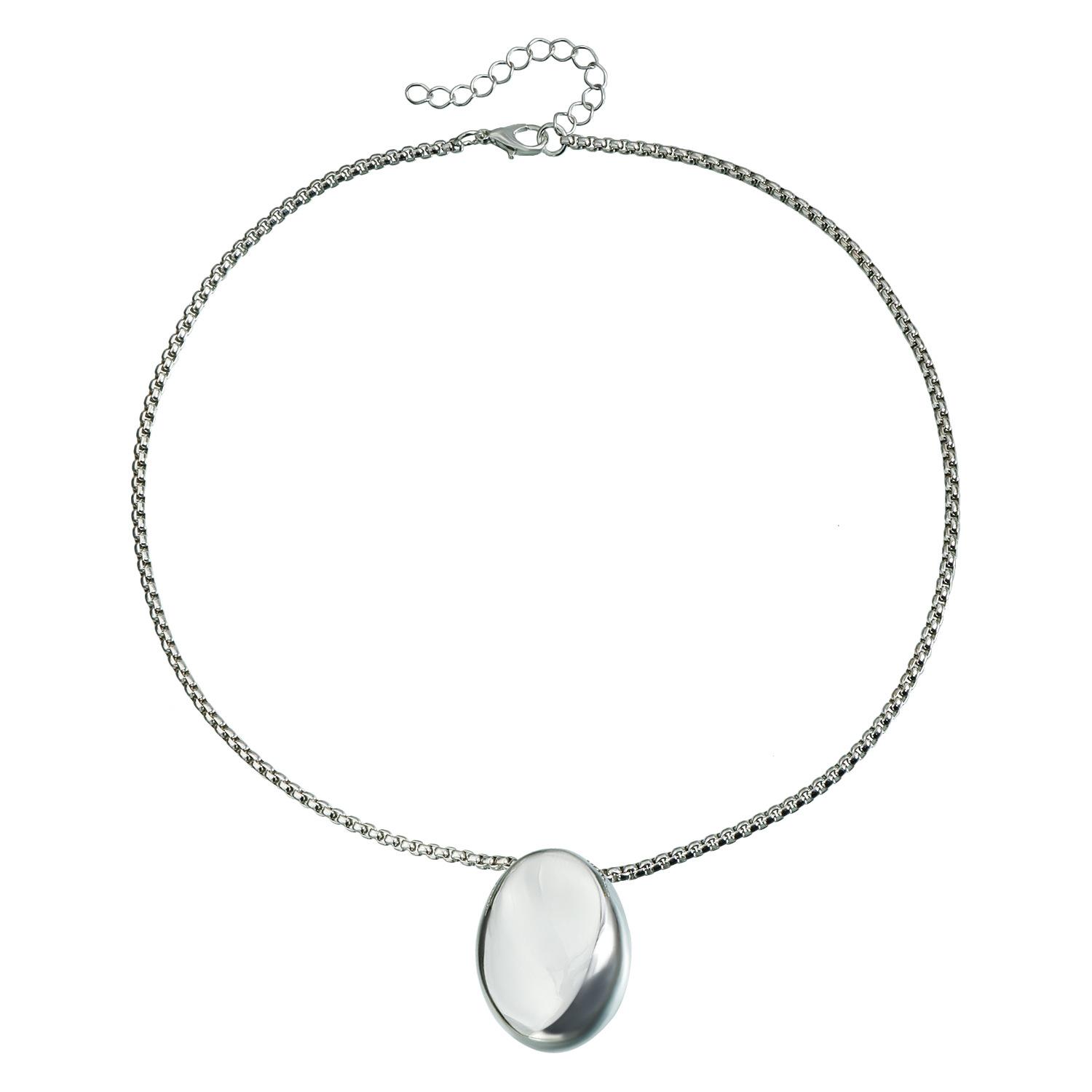 Personality Simple Geometric Bright Surface Elliptic Water Drop Pendant Necklace for Women Fashion Collar Chain Jewelry Gift
Personality Simple Geometric Bright Surface Elliptic Water Drop Pendant Necklace for Women Fashion Collar Chain Jewelry Gift