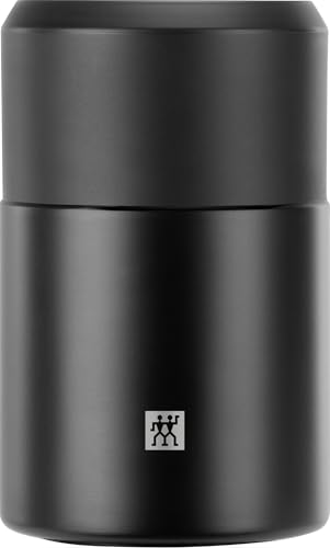 Zwilling Thermo Food Container, Integrated Bowl, Double Wall Insulation, Including Spoon, 700 ml, Height: 17 cm, Black
Zwilling Thermo Food Container, Integrated Bowl, Double Wall Insulation, Including Spoon, 700 ml, Height: 17 cm, Black