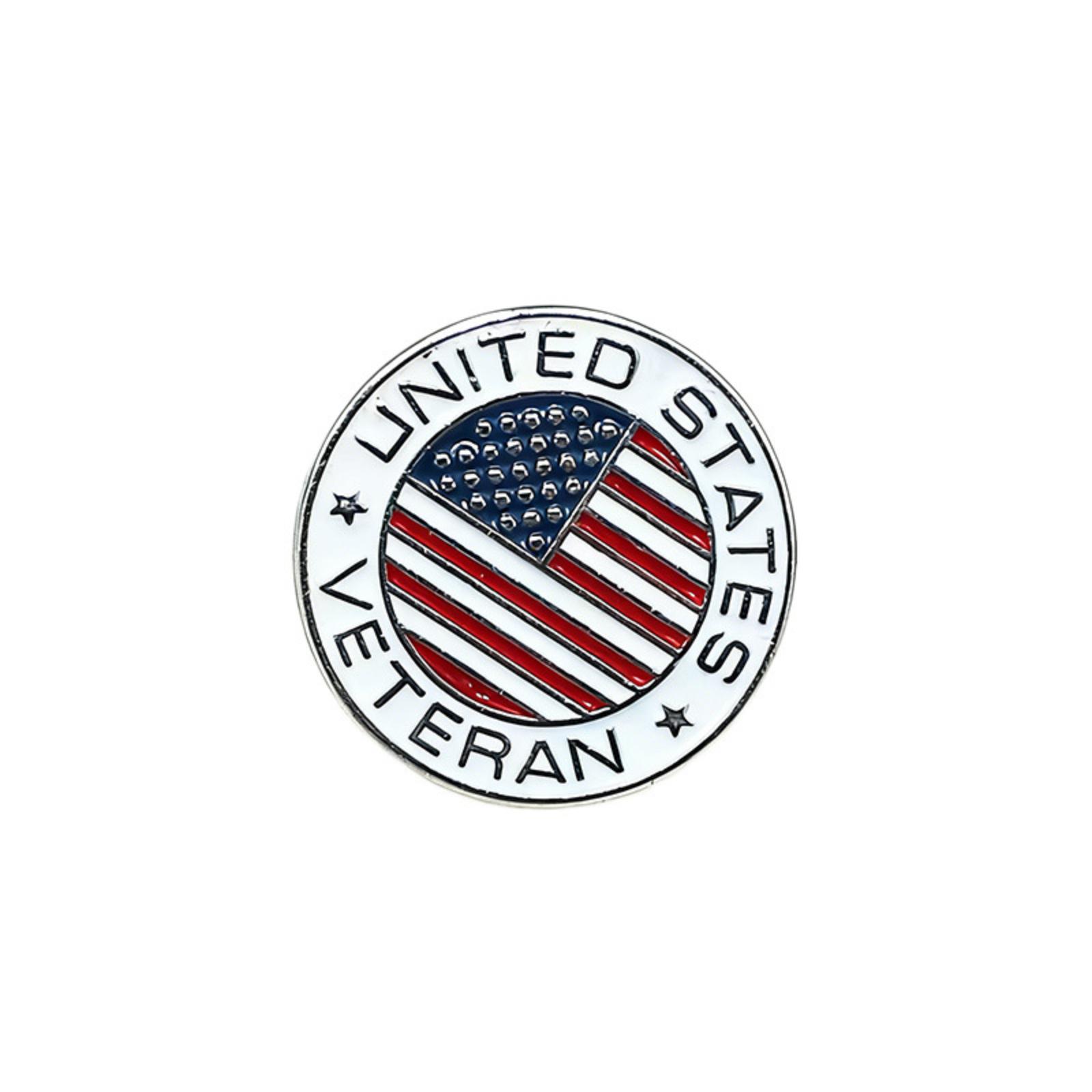 United States Veteran Lapel Pin Round Metal Badge with Flag Emblem Durable Construction for Daily Wear or Collection One Size
United States Veteran Lapel Pin Round Metal Badge with Flag Emblem Durable Construction for Daily Wear or Collection One Size