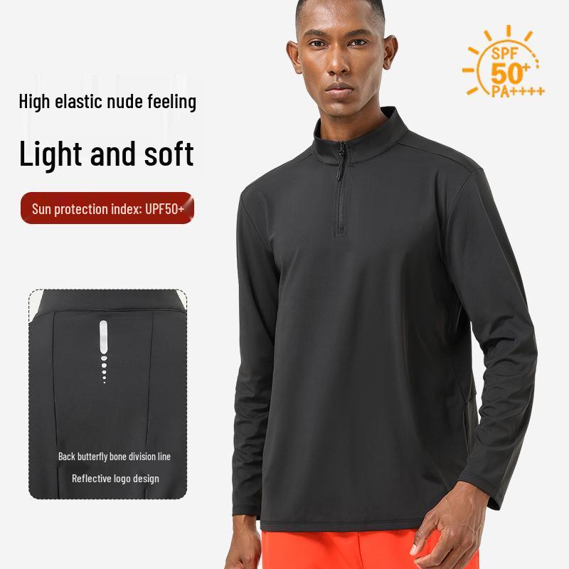 Men’s High-Elastic Long-Sleeve Zipper Henley for Autumn/Winter Running and Fitness XL (Height 175-180 cm) темно-зелений колір
Men’s High-Elastic Long-Sleeve Zipper Henley for Autumn/Winter Running and Fitness XL (Height 175-180 cm) темно-зелений колір