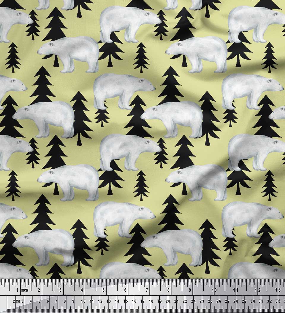 Soimoi Beige Poly Crepe Fabric Print Медвежье дерево Швейная ткань метр 42 дюйма 42 Inch Wide - Poly Crepe синий
Soimoi Beige Poly Crepe Fabric Print Медвежье дерево Швейная ткань метр 42 дюйма 42 Inch Wide - Poly Crepe синий