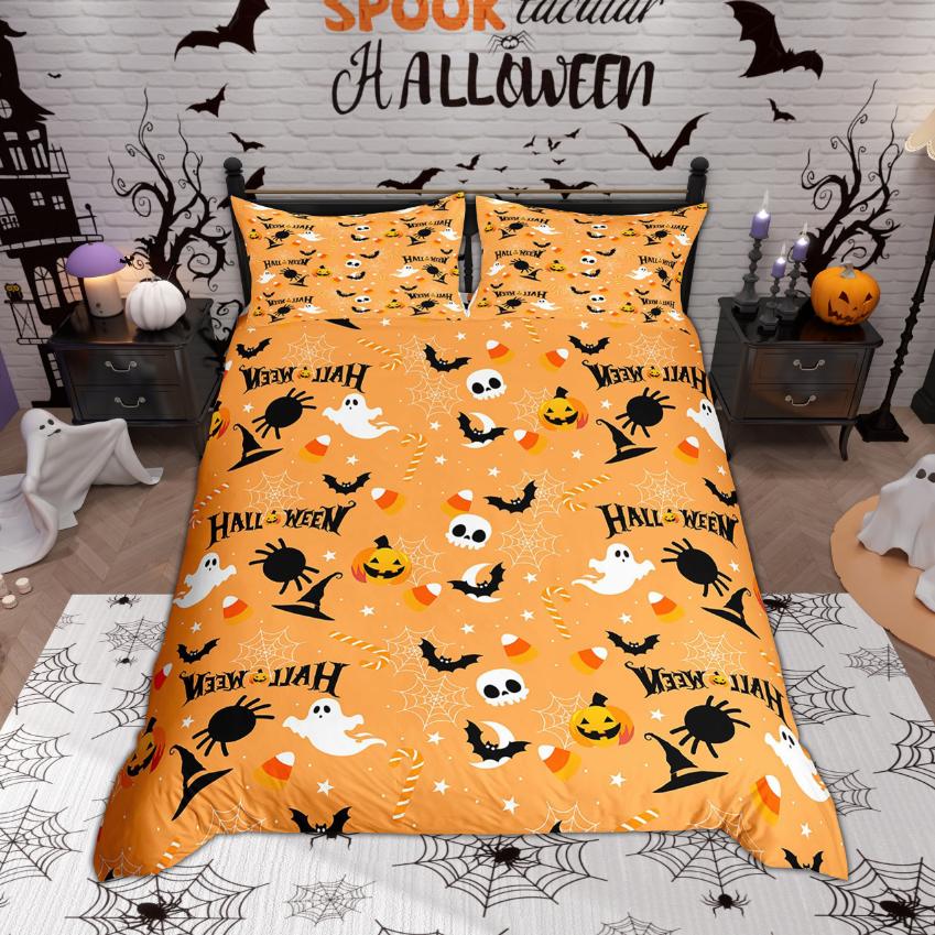 Comforter Homewish Happy Halloween For Kids Bat Spooky Animal Bedding Set Sugar Skull Set Comforter (quilt)-EU Single(135*200cm)3pcs
Comforter Homewish Happy Halloween For Kids Bat Spooky Animal Bedding Set Sugar Skull Set Comforter (quilt)-EU Single(135*200cm)3pcs