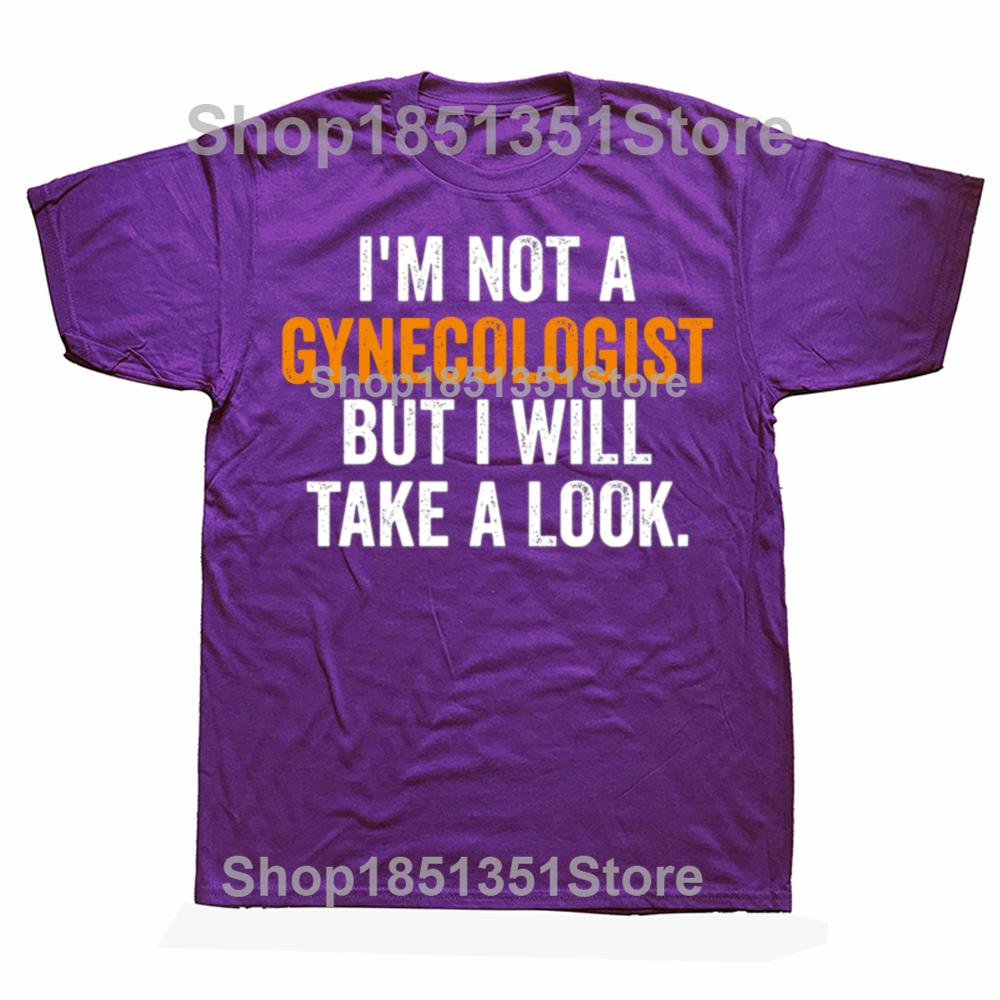 Funny Im Not A Gynecologist But Ill Take A Look Classic TShirt Men Fashion Casual Tshirt 100 Cotton Loose Oversized T Shirt 4XL
Funny Im Not A Gynecologist But Ill Take A Look Classic TShirt Men Fashion Casual Tshirt 100 Cotton Loose Oversized T Shirt 4XL