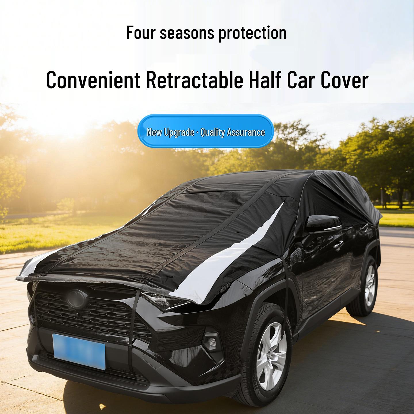 Retractable Universal Car Sun Shade: All-Season Waterproof, Scratch-Resistant, and Dust Protective Cover MPV чёрный
Retractable Universal Car Sun Shade: All-Season Waterproof, Scratch-Resistant, and Dust Protective Cover MPV чёрный