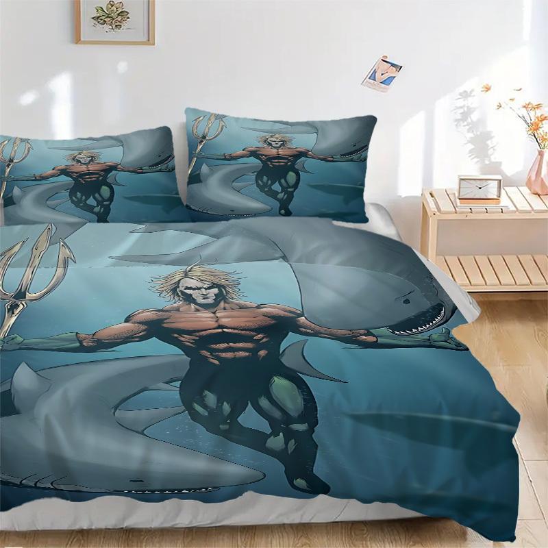 3pcs Aquaman Duvet Cover Set (1 Duvet Cover + 2 Pillowcases, No Core) - Comfortable, And Breathable Bedroom Decoration yy251104017 135x200cm
3pcs Aquaman Duvet Cover Set (1 Duvet Cover + 2 Pillowcases, No Core) - Comfortable, And Breathable Bedroom Decoration yy251104017 135x200cm