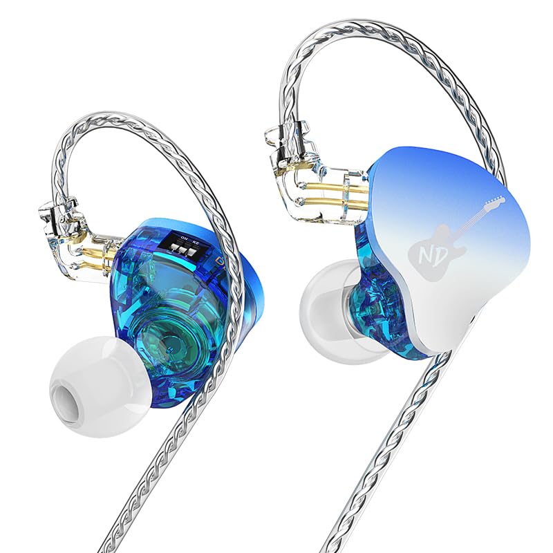 Hifi Kingdom ND Earphones DD3 10mm Dual Cavity Dynamic Driver In-Ear Monitors No Mic Blue
Hifi Kingdom ND Earphones DD3 10mm Dual Cavity Dynamic Driver In-Ear Monitors No Mic Blue