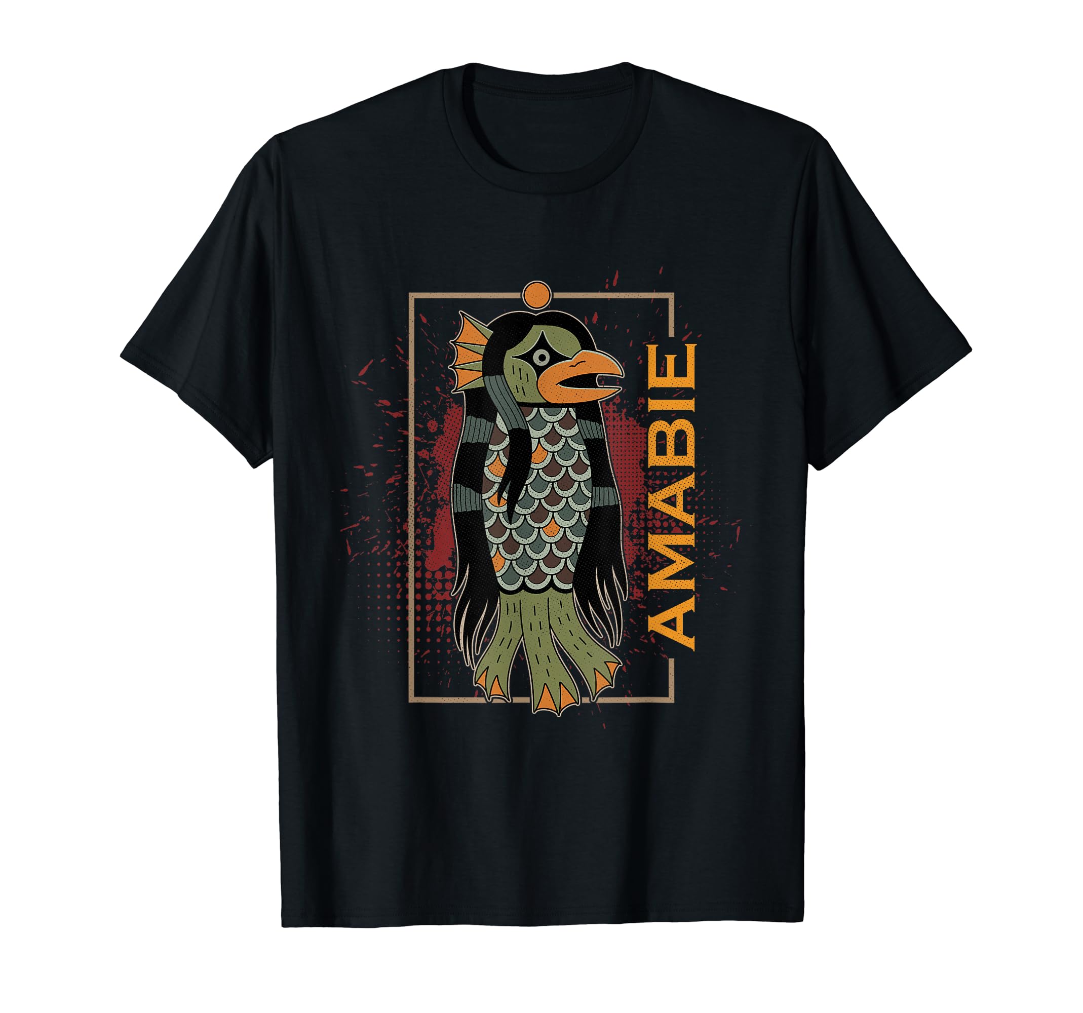 Amabie Japan Mermaid Mythical Historian Teacher Japanese T-Shirt чорний 
Amabie Japan Mermaid Mythical Historian Teacher Japanese T-Shirt чорний