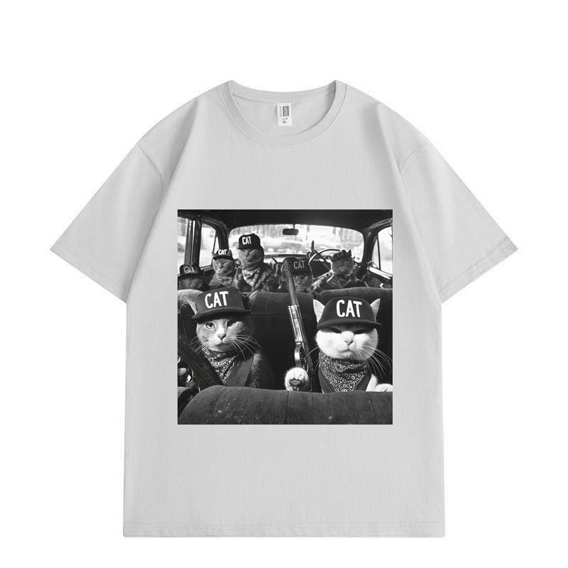 Funny Mobster Cat Meme Graphic T Shirts Men Women Fashion Vintage Short Sleeve T-shirts Summer Casual Loose Cotton T-shirt 2XL
Funny Mobster Cat Meme Graphic T Shirts Men Women Fashion Vintage Short Sleeve T-shirts Summer Casual Loose Cotton T-shirt 2XL