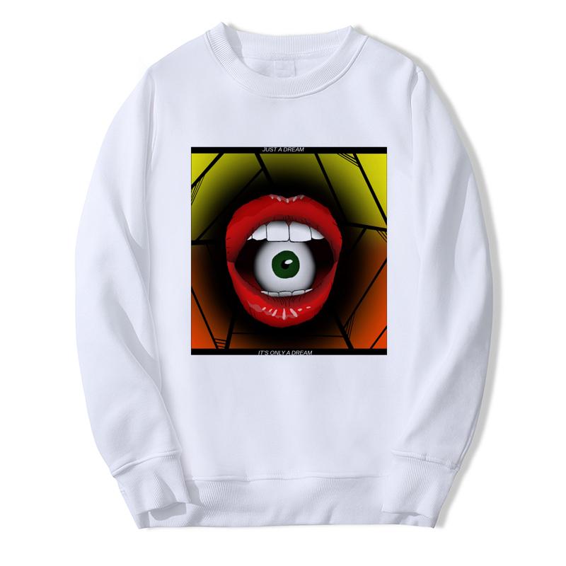 Sweater Harajuku Экипаж шеи Sweatshirt его просто мечта печати Мода Loose Белый размер Xs-5Xl Top
Sweater Harajuku Экипаж шеи Sweatshirt его просто мечта печати Мода Loose Белый размер Xs-5Xl Top