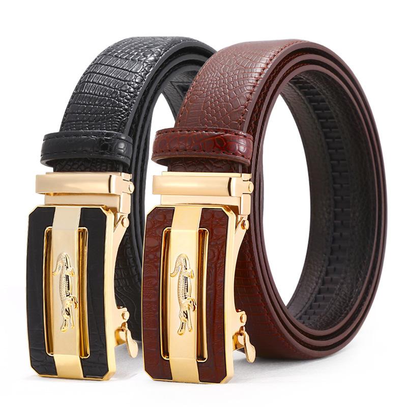 Men S Belt Light Business Automatic Buckle Belt Simple High-End Alligator Pattern Cowhide Belt 125cm чорний
Men S Belt Light Business Automatic Buckle Belt Simple High-End Alligator Pattern Cowhide Belt 125cm чорний