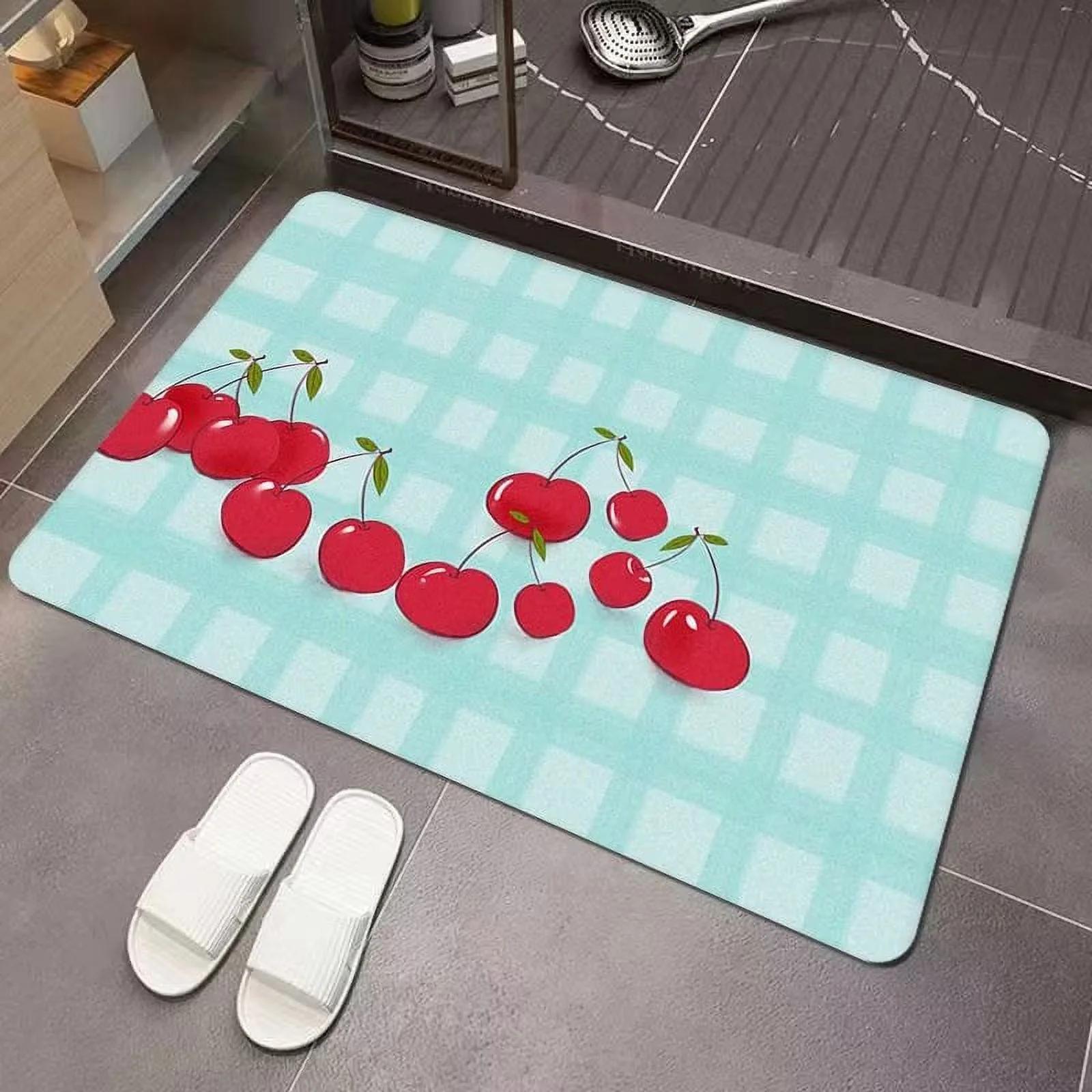 Welcome Home Doormat Cherry Heart Pattern Modern Home Decor Entryway Rug Sweet Berry Design Indoor Non-Slip Door Mat 40x60cm
Welcome Home Doormat Cherry Heart Pattern Modern Home Decor Entryway Rug Sweet Berry Design Indoor Non-Slip Door Mat 40x60cm