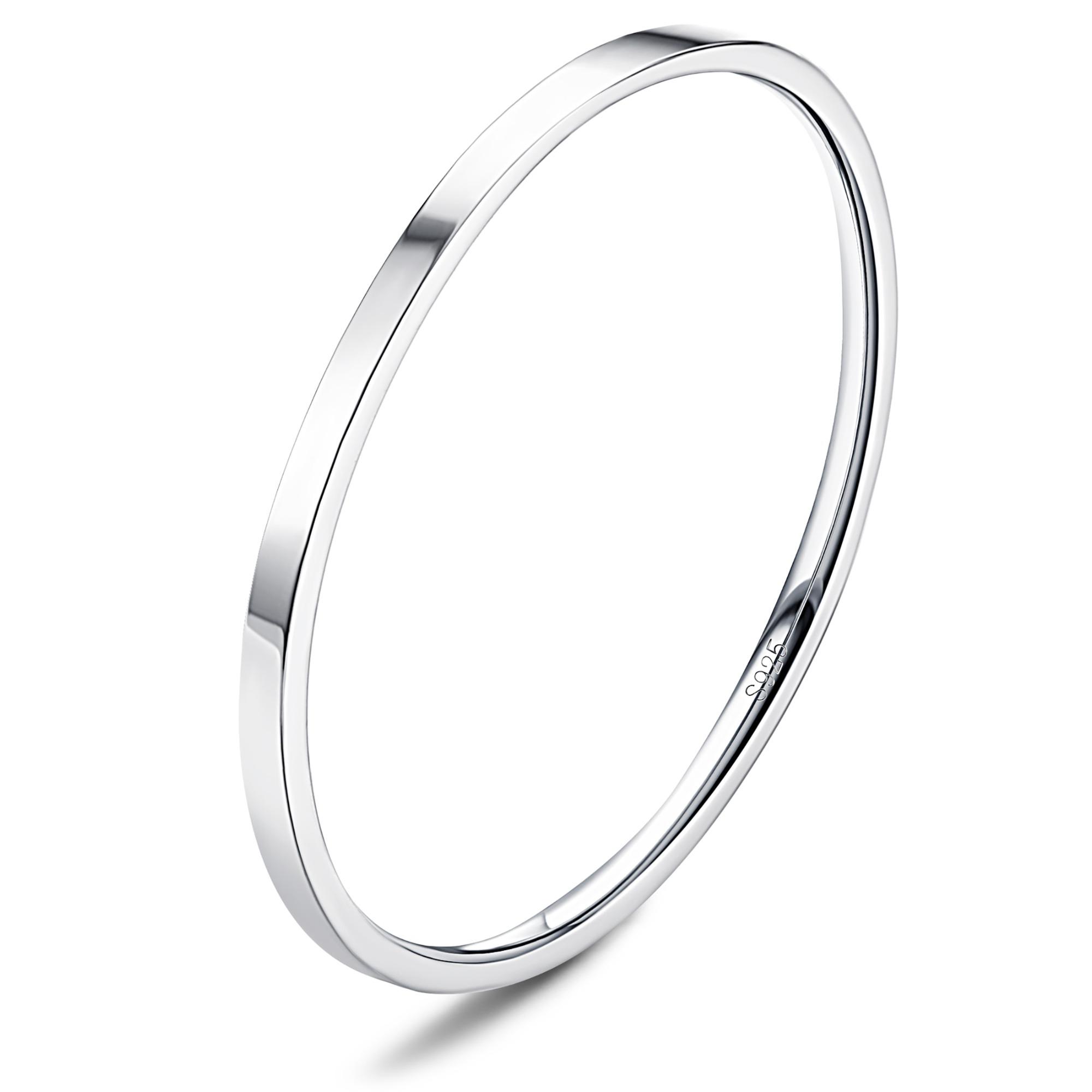 Fansilver Кільця зі срібла S925 для жінок Чоловіків Покриття білим золотом 18K Штабельовані Заява Тонкі Прості Кільце на великий палець Весільні обручки 10
Fansilver Кільця зі срібла S925 для жінок Чоловіків Покриття білим золотом 18K Штабельовані Заява Тонкі Прості Кільце на великий палець Весільні обручки 10