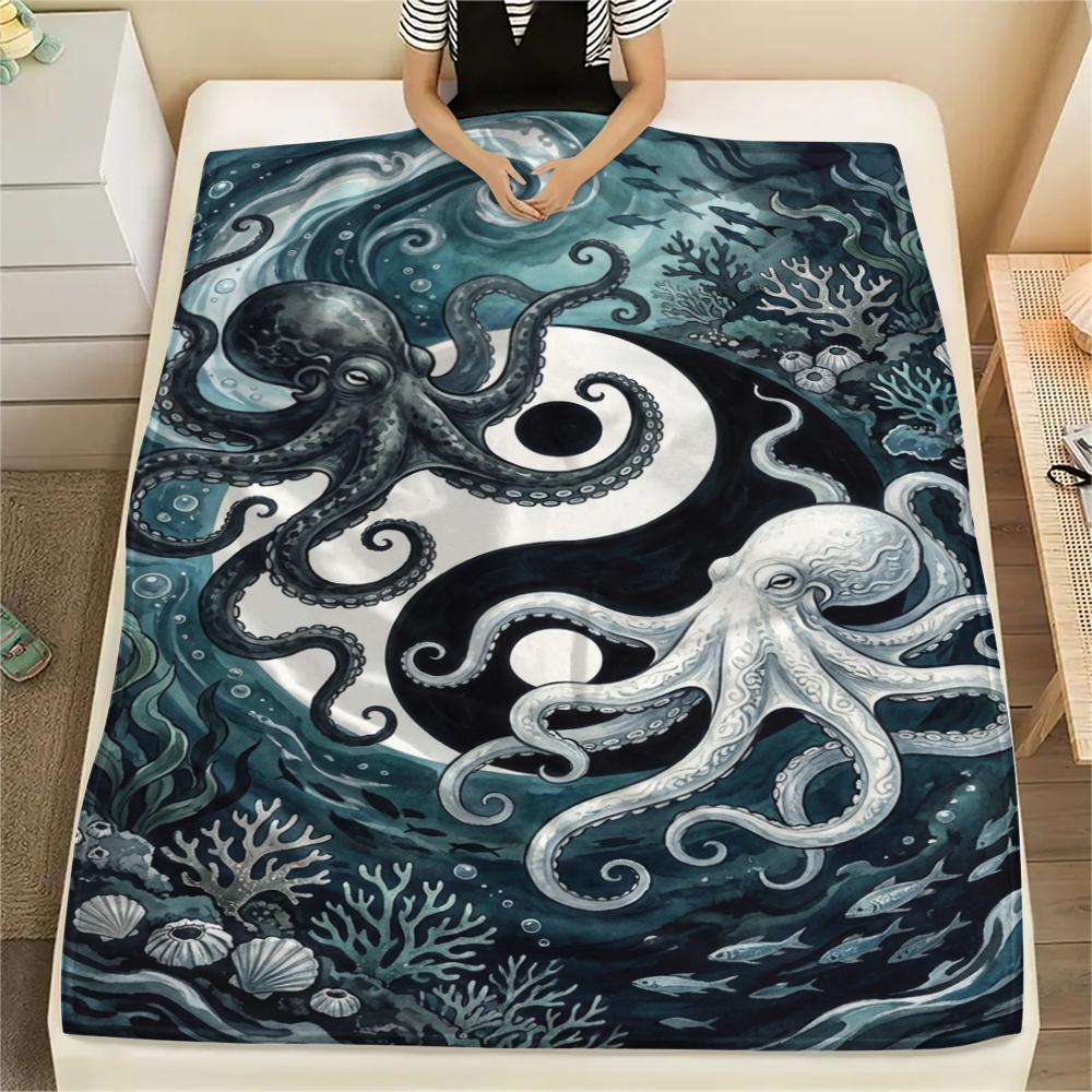 1Pc B&W Tai Chi Print Flannel Blanket, High quality Comfortable for All Seasons, Home Decor, Warmth and Comfort, Perfect for Christmas Gifts W103 80cm x 120cm
1Pc B&W Tai Chi Print Flannel Blanket, High quality Comfortable for All Seasons, Home Decor, Warmth and Comfort, Perfect for Christmas Gifts W103 80cm x 120cm