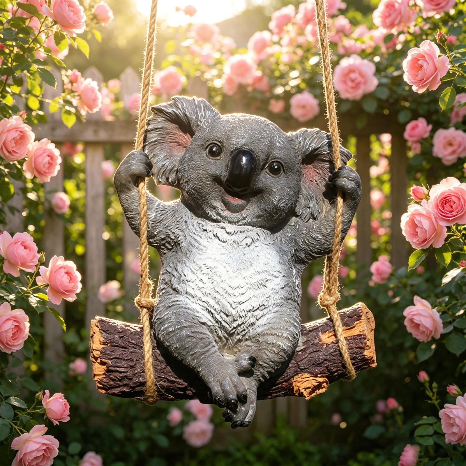Decorative Hanging Figure Made of Resin with A Garden Animal Motif, Collector s Item for Style A Koala
Decorative Hanging Figure Made of Resin with A Garden Animal Motif, Collector s Item for Style A Koala