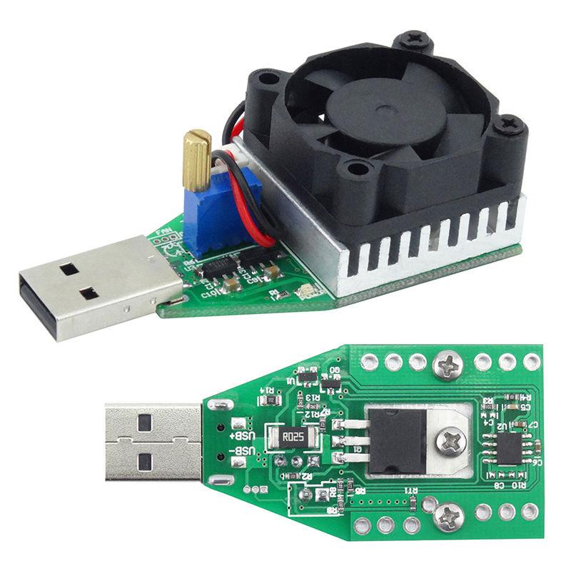 Fan Adjustable Current Module with 15W DC 3V-21V Electronic Test Load resistor USB Interface Battery Discharge Capacity Tester Tool
Fan Adjustable Current Module with 15W DC 3V-21V Electronic Test Load resistor USB Interface Battery Discharge Capacity Tester Tool