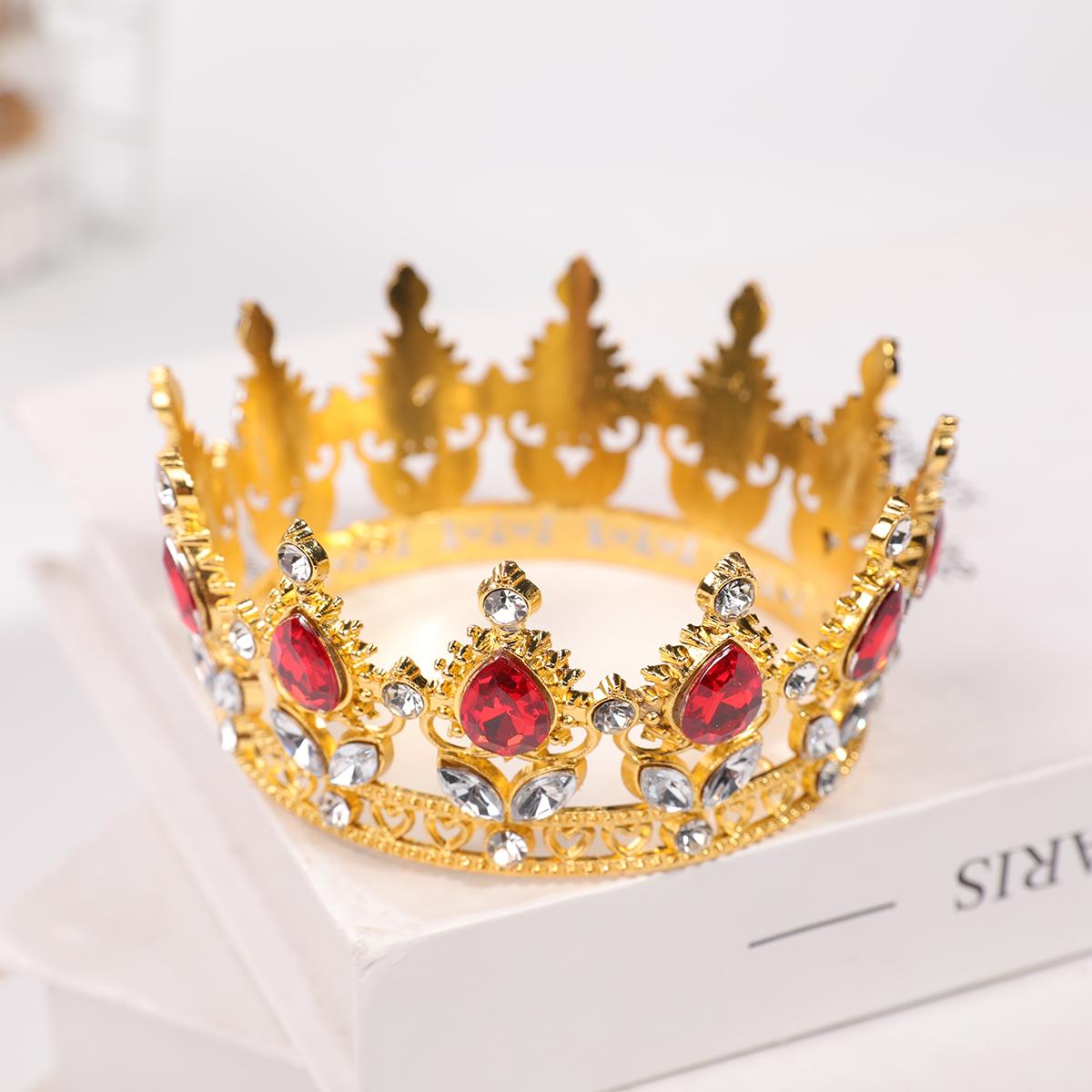 1Pcs Bridal Tiara Rhinestone Alloy Crown Bride Princess Crown Wedding Dress Accessories Crown Hair Accessory Cake Decoration Crown Size fits all красный
1Pcs Bridal Tiara Rhinestone Alloy Crown Bride Princess Crown Wedding Dress Accessories Crown Hair Accessory Cake Decoration Crown Size fits all красный