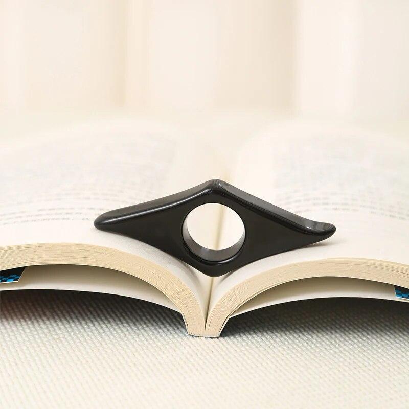 1 шт. Держатели страниц книги для большого пальца Акриловые прижимы для книг Прижимы для книг Помощь для чтения Закладки для большого пальца