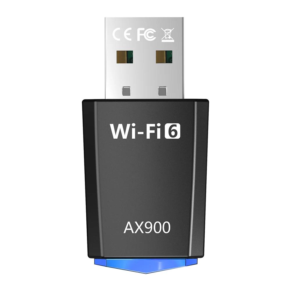 AX900 Driver-Free Wireless Network Card Dual-Band Wifi Receiver 900Mbps USB WiFi Dongle 2.4G&5GHz for Laptop Windows 7 10 11 чорний
AX900 Driver-Free Wireless Network Card Dual-Band Wifi Receiver 900Mbps USB WiFi Dongle 2.4G&5GHz for Laptop Windows 7 10 11 чорний