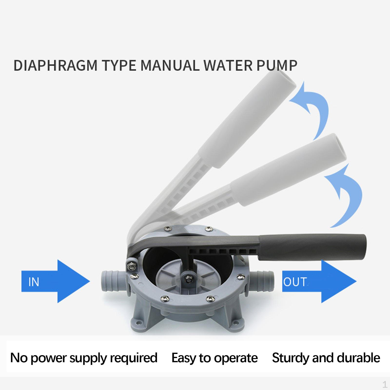Diaphragm Hand Bilge Pump Manual Lightweight Non Slip Handle Water Transfer Professional
Diaphragm Hand Bilge Pump Manual Lightweight Non Slip Handle Water Transfer Professional