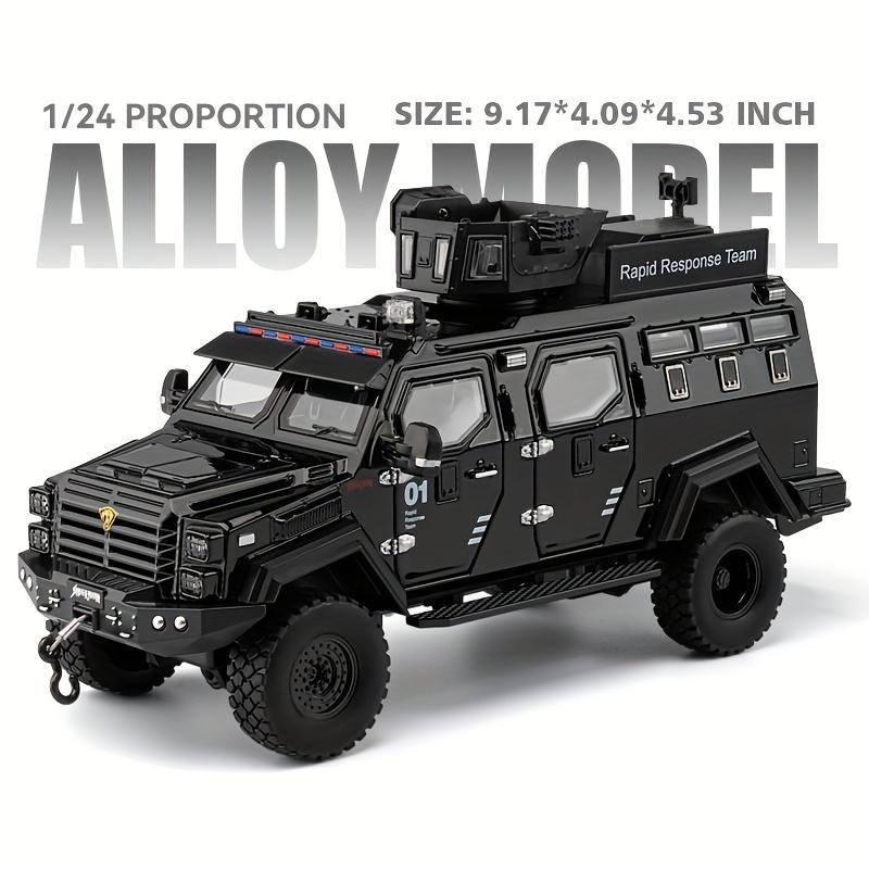 1:24 Saber-Tooth Tiger Armored Anti-Riot Simulation Model Car Zinc Alloy with Openable Doors Highly Restored Details Home Desktop Decoration чорний
1:24 Saber-Tooth Tiger Armored Anti-Riot Simulation Model Car Zinc Alloy with Openable Doors Highly Restored Details Home Desktop Decoration чорний