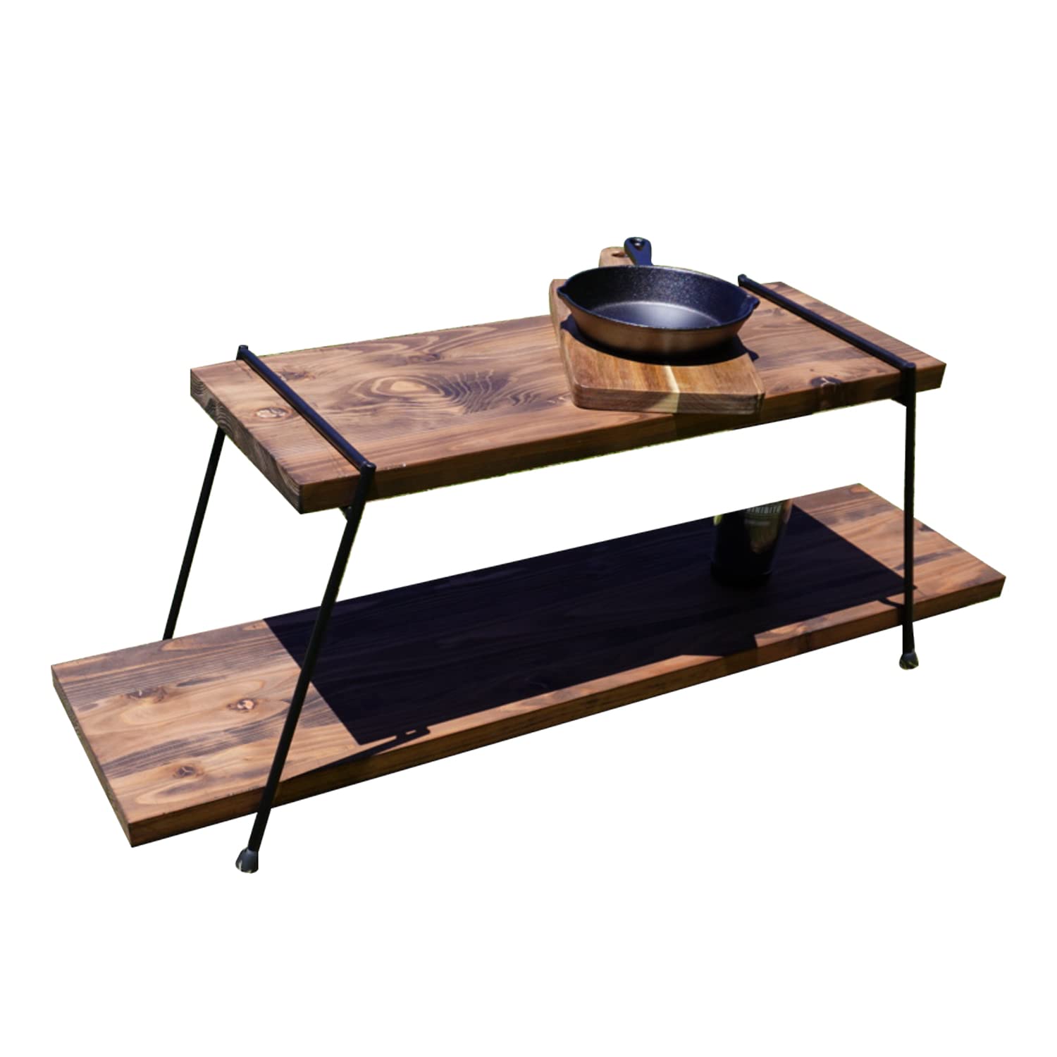 IKplus Iron Shelf Camping Gear 2 Tier Iron Wood Shelf Iron Rack Made in Japan Industrial Brooklyn i-2 &
IKplus Iron Shelf Camping Gear 2 Tier Iron Wood Shelf Iron Rack Made in Japan Industrial Brooklyn i-2 &