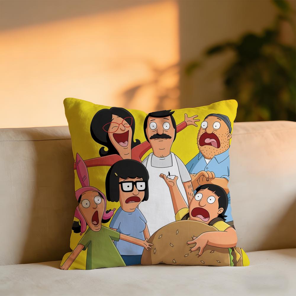 Cartoon BBobs BBurgers Anime Cushion Cover Cozy Velvet Throw PillowSoft Warm Cushion For Sofa Bed 30x30 cm
Cartoon BBobs BBurgers Anime Cushion Cover Cozy Velvet Throw PillowSoft Warm Cushion For Sofa Bed 30x30 cm
