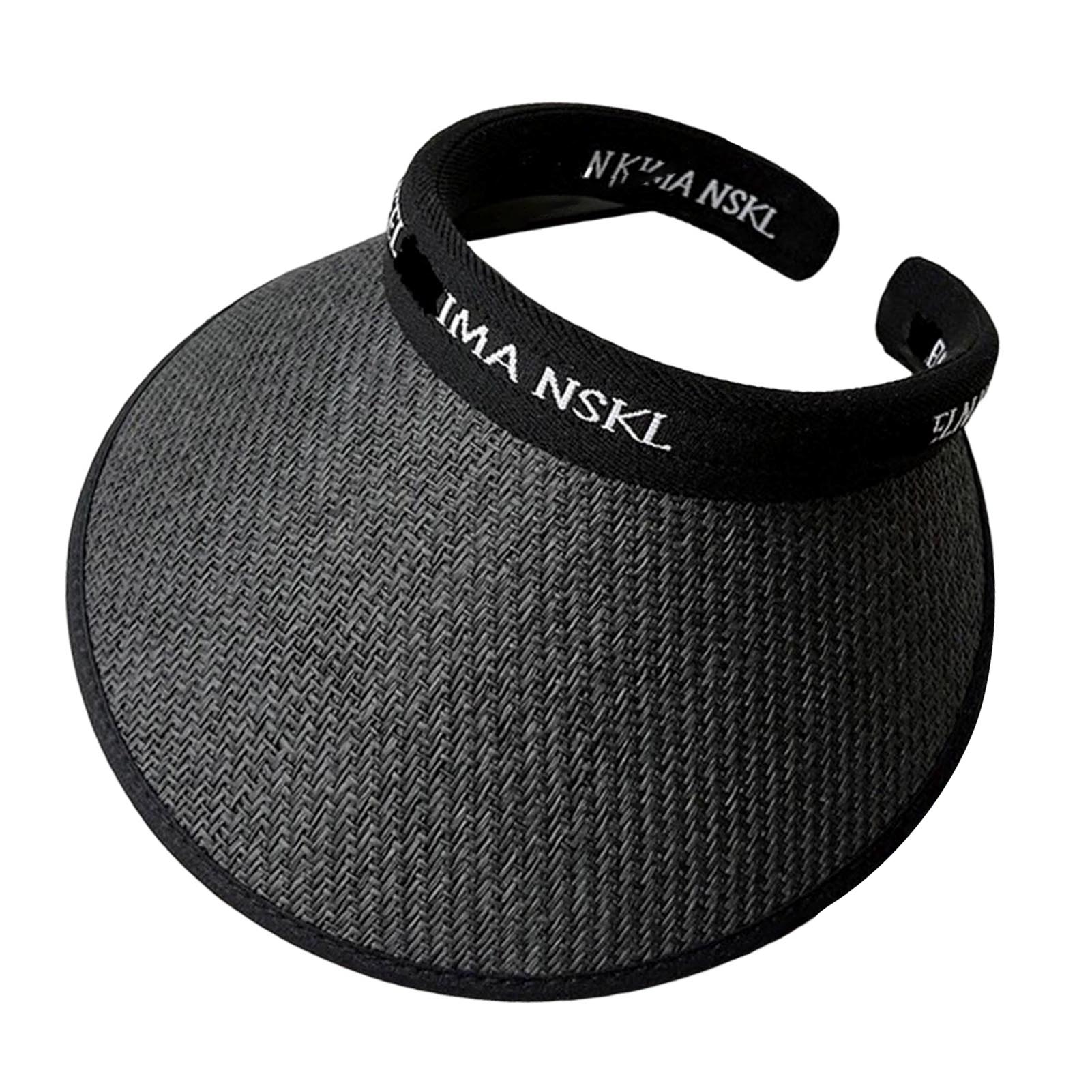 Beach travel sun visor hat for women wide brim UV protection breathable open top summer cap for hiking fishing cycling чорний
Beach travel sun visor hat for women wide brim UV protection breathable open top summer cap for hiking fishing cycling чорний