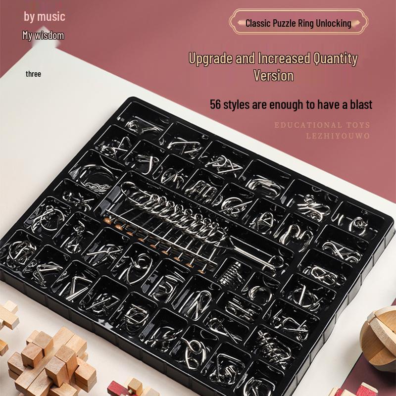 Children s Day Gift: Nine Links Puzzle Set for Ages 6-12 - Educational and Stress Relief Toy
Children s Day Gift: Nine Links Puzzle Set for Ages 6-12 - Educational and Stress Relief Toy
