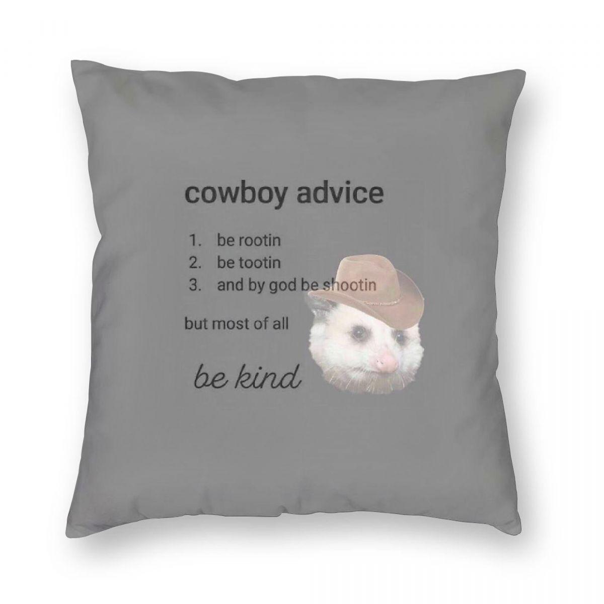 Cowboy Advice Bekind Square Pillowcase Polyester Linen Velvet Pattern Zip Decor Car Cushion Cover 30x30cm
Cowboy Advice Bekind Square Pillowcase Polyester Linen Velvet Pattern Zip Decor Car Cushion Cover 30x30cm