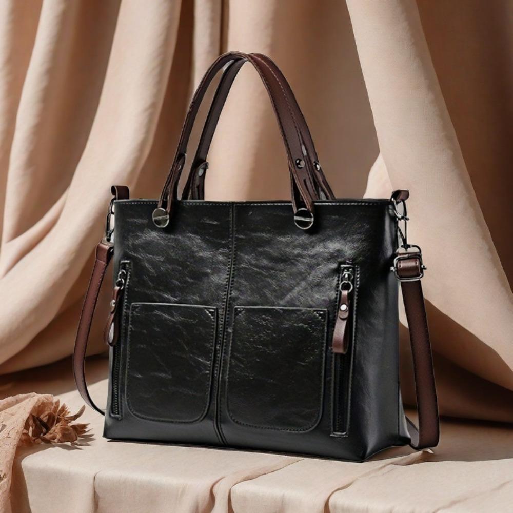 PU Large Capacity 2026 Popular New European and American Fashionable Shoulder Bag. Retro Women s Tote Bag with Double Pockets чёрный
PU Large Capacity 2026 Popular New European and American Fashionable Shoulder Bag. Retro Women s Tote Bag with Double Pockets чёрный