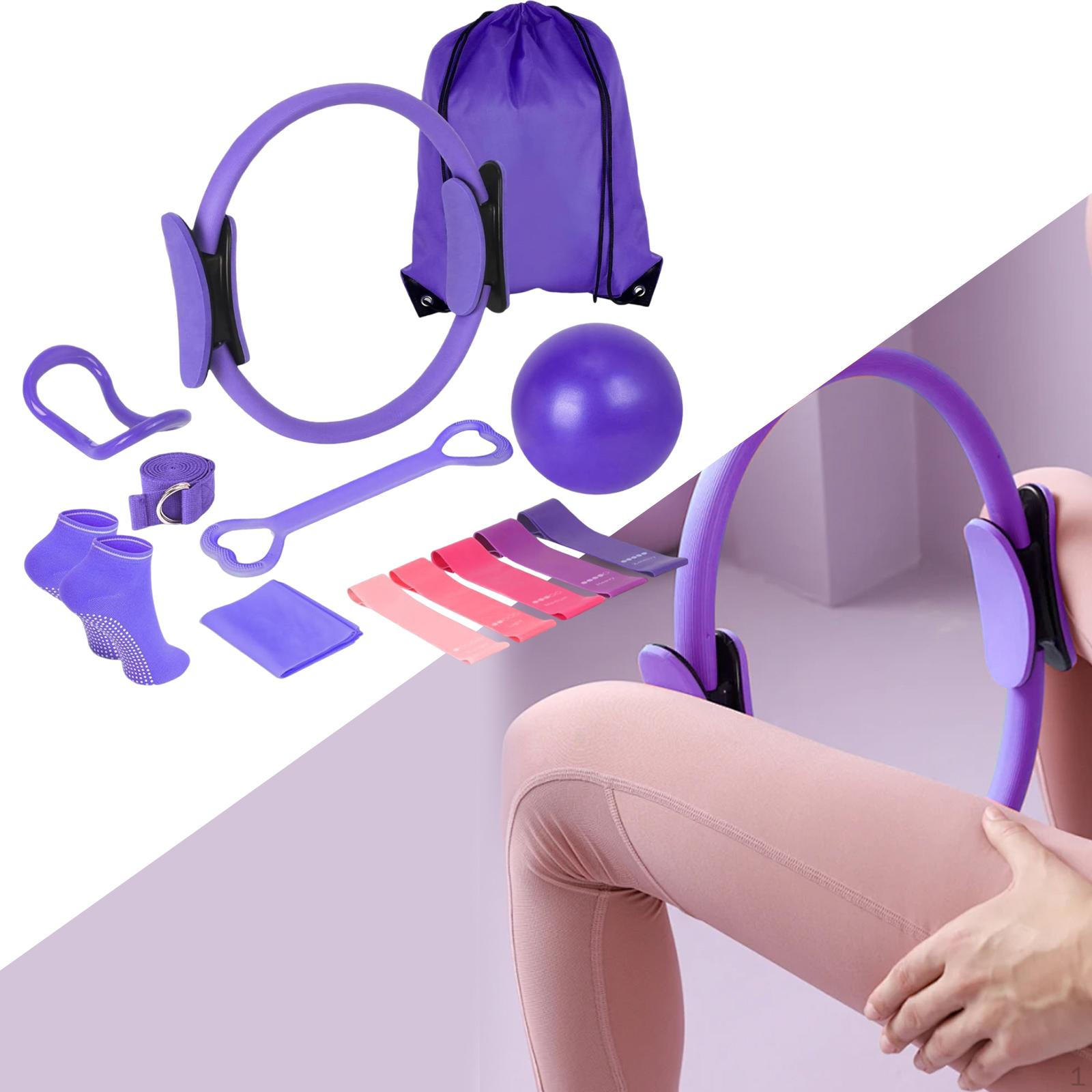 13 Set Parts Resistance Bands with Versatile Ball Storage Bag Ring for A Thigh Exercise фіолетовий
13 Set Parts Resistance Bands with Versatile Ball Storage Bag Ring for A Thigh Exercise фіолетовий