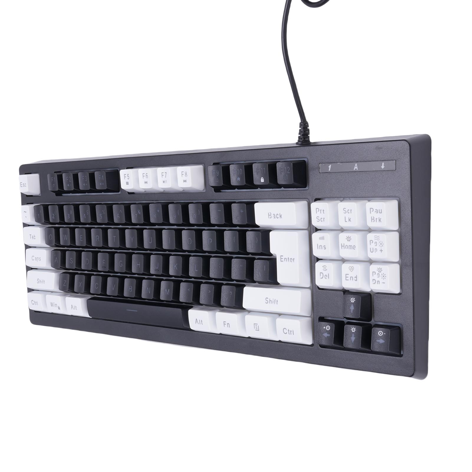 RGB Backlit Gaming Keyboard 87 Keys Compact Keyboard USB Wired Keyboard for PC Laptop Typist Travel
RGB Backlit Gaming Keyboard 87 Keys Compact Keyboard USB Wired Keyboard for PC Laptop Typist Travel