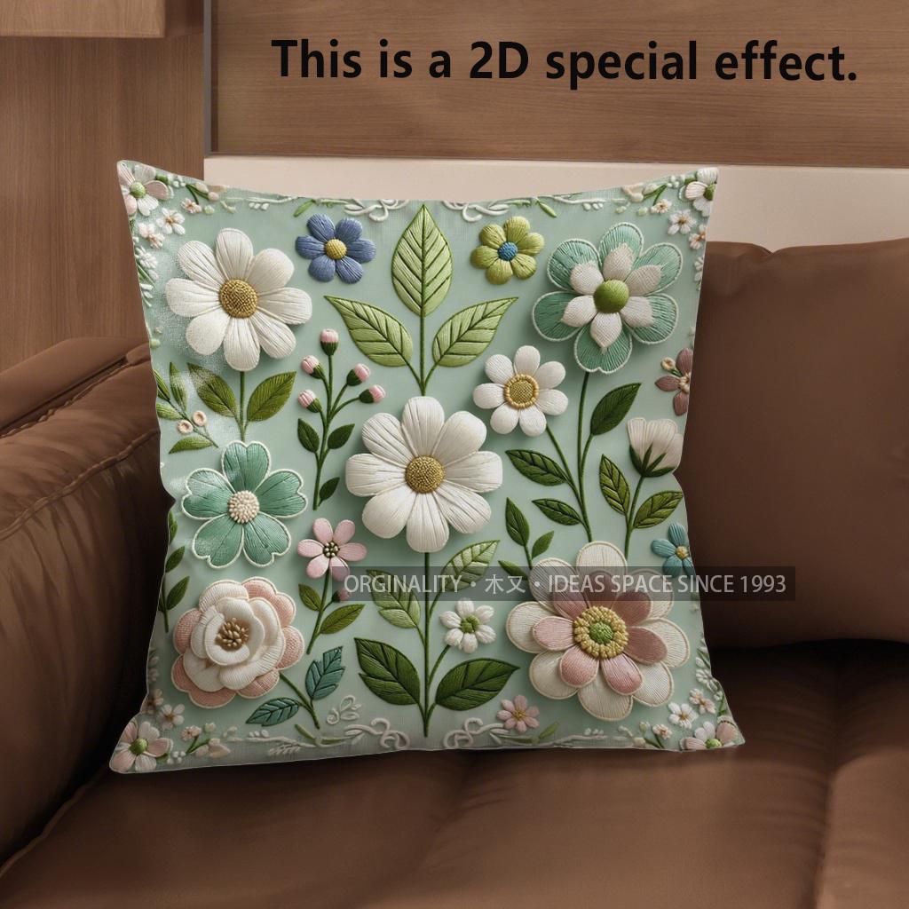 2D Vintage Embossed Floral Throw Pillow Covers Pattern Cushion Cover Suitable For Sofa Bedroom Car Pillow Cover 40x40cm
2D Vintage Embossed Floral Throw Pillow Covers Pattern Cushion Cover Suitable For Sofa Bedroom Car Pillow Cover 40x40cm