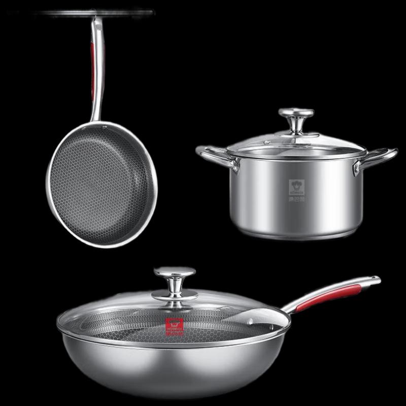 Kambach 304 Stainless Steel 3-Piece Cookware Set
Kambach 304 Stainless Steel 3-Piece Cookware Set