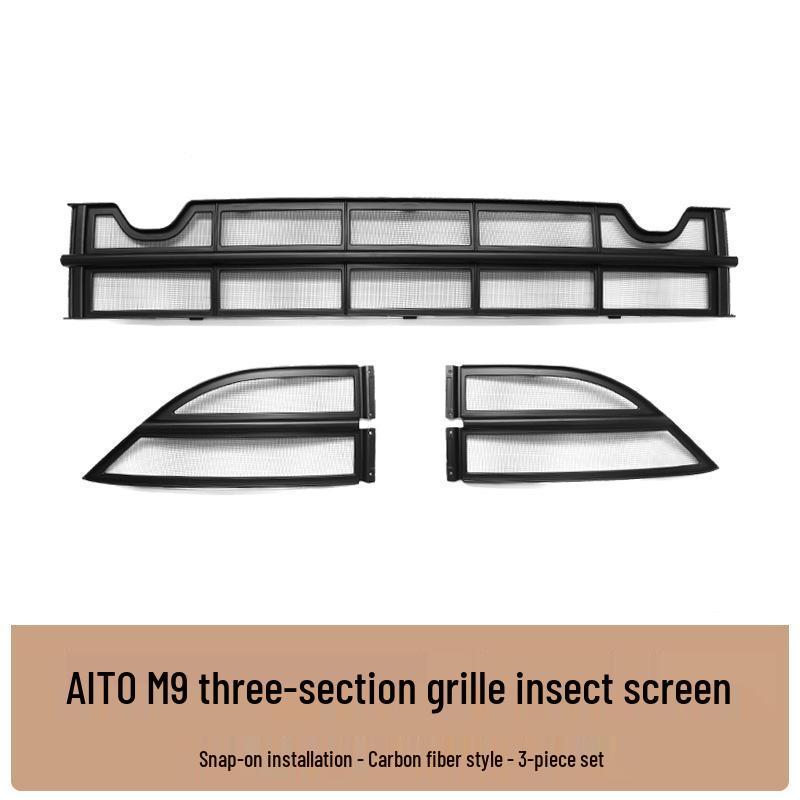 AITO M9 Front Grille Insect Net - Clip-On Willow Catkins Protection Cover.
AITO M9 Front Grille Insect Net - Clip-On Willow Catkins Protection Cover.