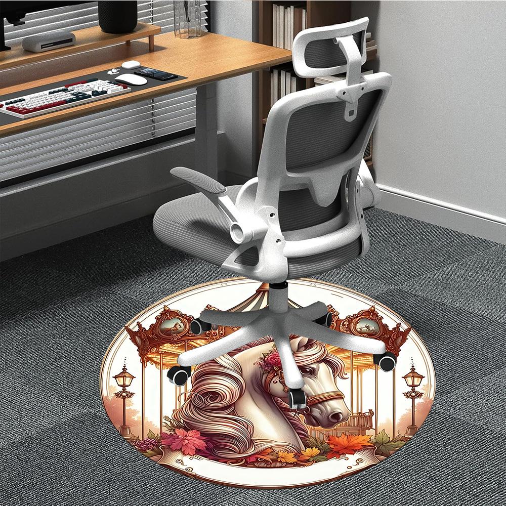 1pc Carousel Horse Chair Carpet for Office, Non-slip, Soft and Durable Office Rug for Interior Decoration, Perfect for Office yy260313076 80cm by 80cm
1pc Carousel Horse Chair Carpet for Office, Non-slip, Soft and Durable Office Rug for Interior Decoration, Perfect for Office yy260313076 80cm by 80cm