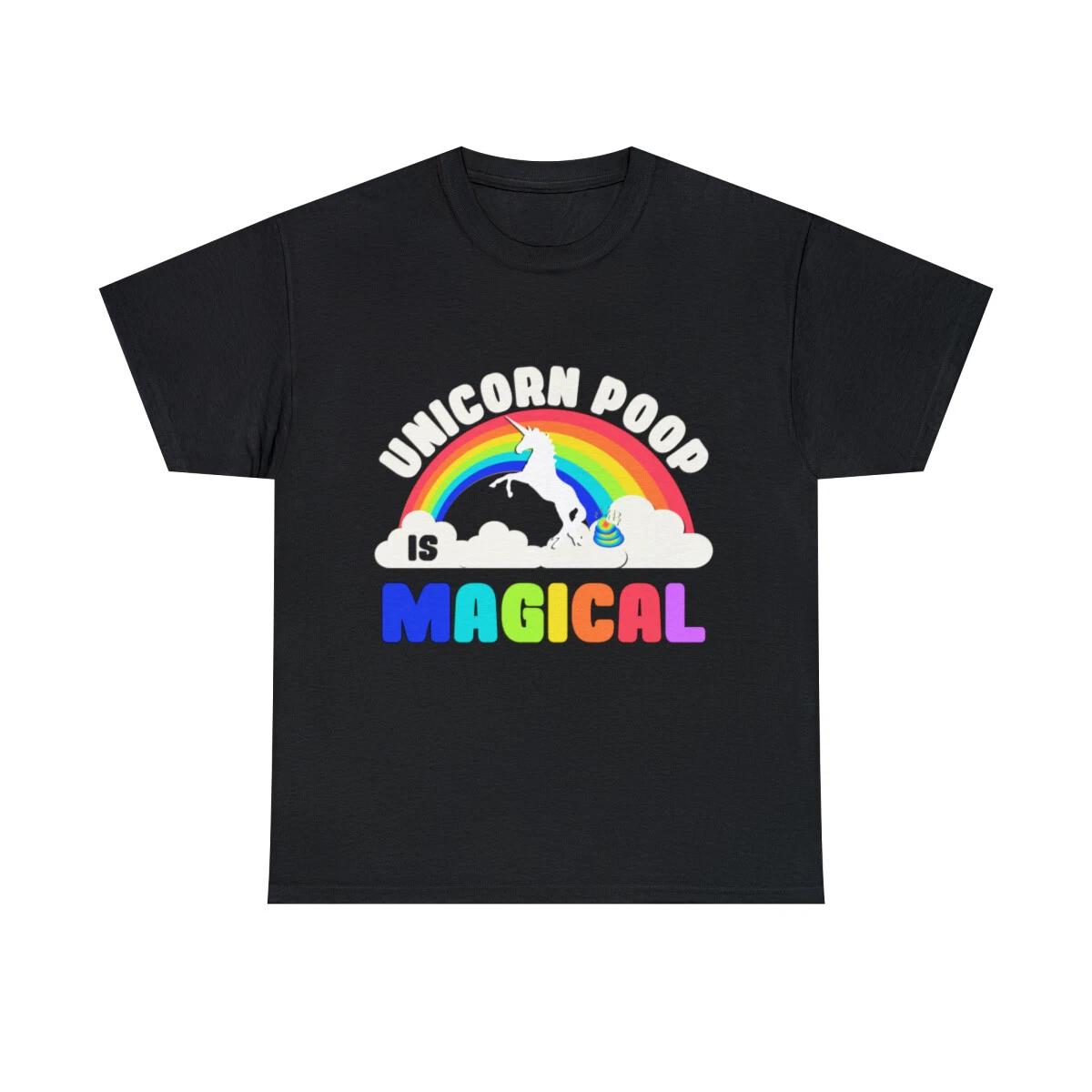 Unicorn Poop Is Magical Graphic Tee Shirt, S-5XL M
Unicorn Poop Is Magical Graphic Tee Shirt, S-5XL M