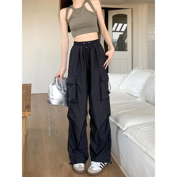 Wide-leg pants children s spring and summer new design sense niche loose meat covering thin high street multi-pocket straight overalls S чёрный
Wide-leg pants children s spring and summer new design sense niche loose meat covering thin high street multi-pocket straight overalls S чёрный