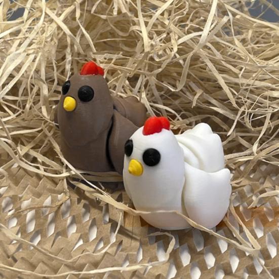 3D-печатная куриная фигурка с подвижными крыльями, легкая статуэтка курицы, настольное украшение, игрушка для снятия стресса
3D-печатная куриная фигурка с подвижными крыльями, легкая статуэтка курицы, настольное украшение, игрушка для снятия стресса