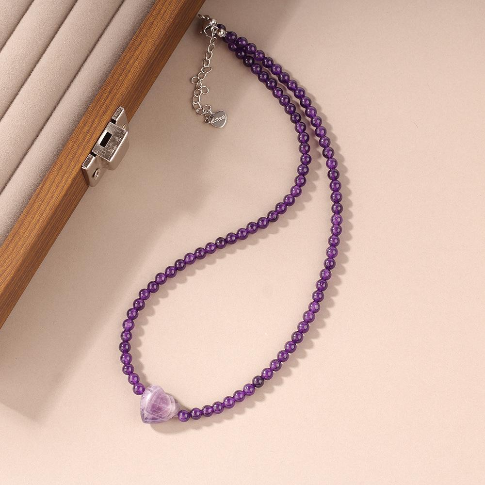 New Tiger S Eye Stone Necklace Accessories Women S Summer Stacking High-End Love Stone Classic Fashion
New Tiger S Eye Stone Necklace Accessories Women S Summer Stacking High-End Love Stone Classic Fashion
