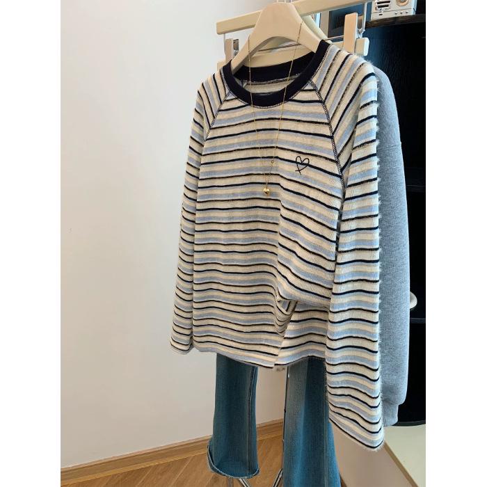 Women s Cross-border Color Block Stripe Long Sleeve T-shirt - Autumn/Winter Casual Slimming Top Medium
Women s Cross-border Color Block Stripe Long Sleeve T-shirt - Autumn/Winter Casual Slimming Top Medium