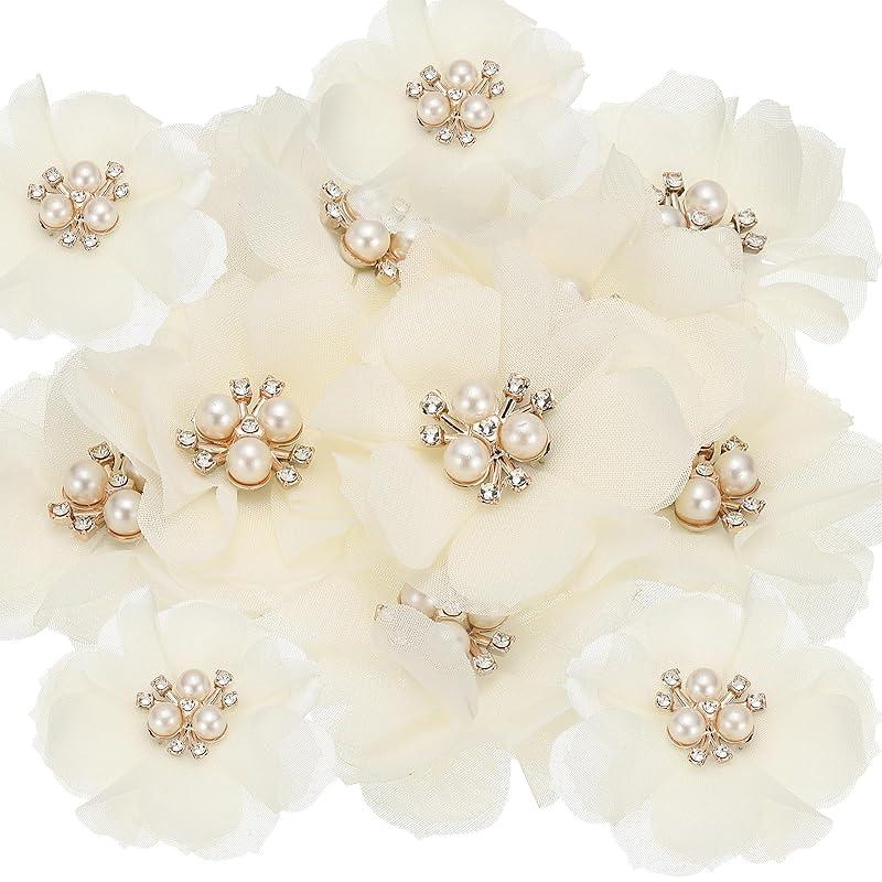 PATIKIL 2.36 rhinestone pearl chiffon flower 15 pieces Sewing fa brick applique For DIY crafts clothing headband wedding party decoration beige
PATIKIL 2.36 rhinestone pearl chiffon flower 15 pieces Sewing fa brick applique For DIY crafts clothing headband wedding party decoration beige