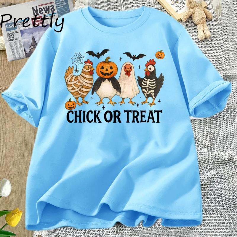 Chick or Treat T Shirt Spooky Chicken Halloween Graphic T Shirts Funny Chicken Spooky Goose Tee Shirt Fall Cotton Short Sleeve 4XL
Chick or Treat T Shirt Spooky Chicken Halloween Graphic T Shirts Funny Chicken Spooky Goose Tee Shirt Fall Cotton Short Sleeve 4XL