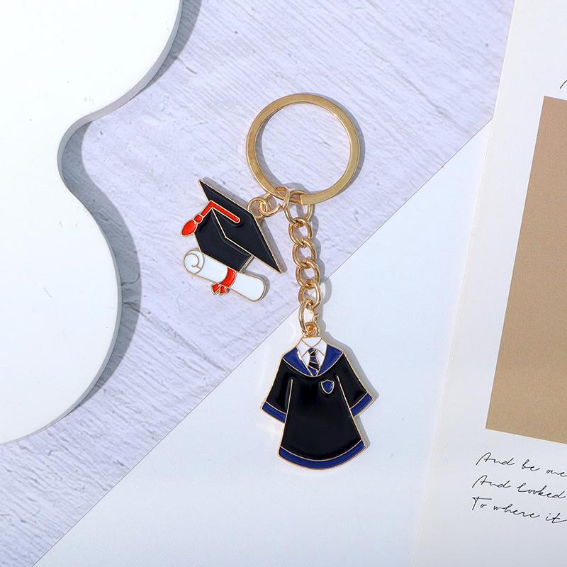 Creative Bachelor Uniform Keychain Multicolor Metal Key Ring For Students Graduation Memorial Gifts Backpack Phone Case Pendant
Creative Bachelor Uniform Keychain Multicolor Metal Key Ring For Students Graduation Memorial Gifts Backpack Phone Case Pendant