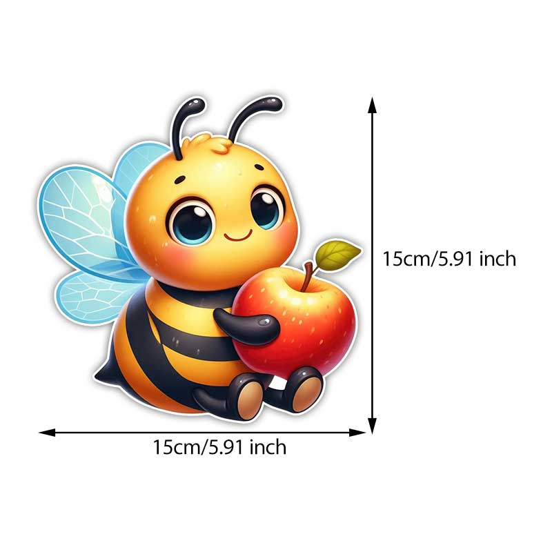 Car Sticker Honey Bee Sticker Waterproof Vinyl Decal on Bumper Rear Window Laptop Self-adhesive Decal For Car Accessories TM369 A-15cm Longest Side
Car Sticker Honey Bee Sticker Waterproof Vinyl Decal on Bumper Rear Window Laptop Self-adhesive Decal For Car Accessories TM369 A-15cm Longest Side