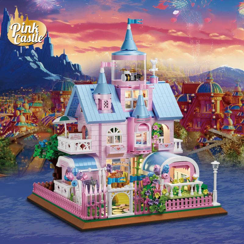 2220PCS Creative City Street View Building Bricks Mini Block Pink Girl Castle Villa Construction Model Figures Toy Collection For Gift NO BOX
2220PCS Creative City Street View Building Bricks Mini Block Pink Girl Castle Villa Construction Model Figures Toy Collection For Gift NO BOX