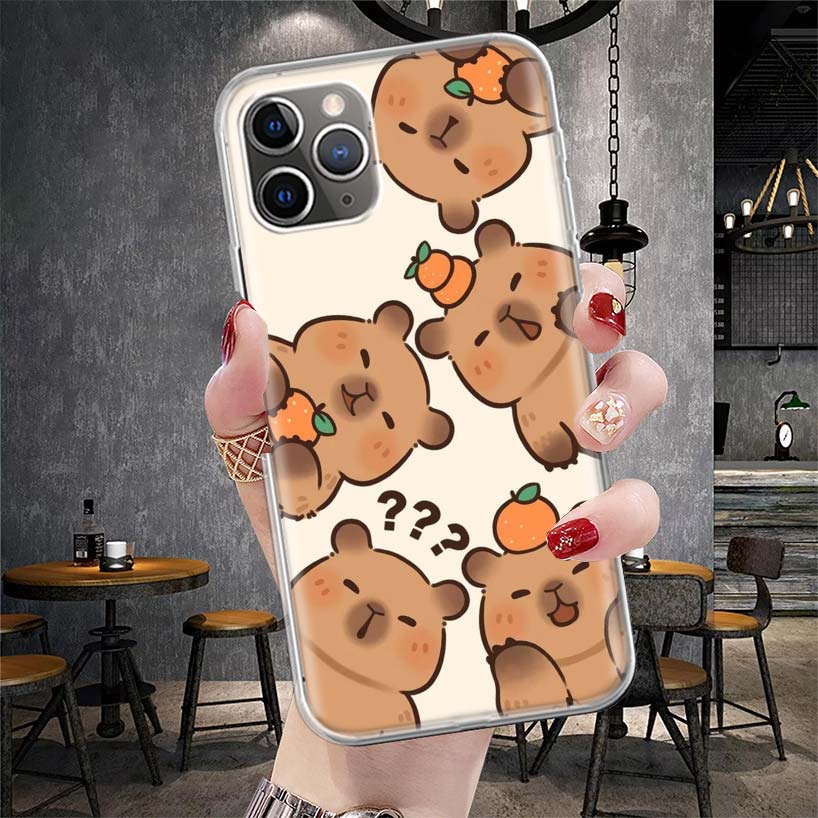 Funny Capybara Cartoon Animal Soft Phone Case For IPhone 11 17 Air 16E 16 Pro Max 15 + 14 Plus 13 Mini 12 Apple 7 SE 8 Fundas Co iPhone 12 Pro Max
Funny Capybara Cartoon Animal Soft Phone Case For IPhone 11 17 Air 16E 16 Pro Max 15 + 14 Plus 13 Mini 12 Apple 7 SE 8 Fundas Co iPhone 12 Pro Max