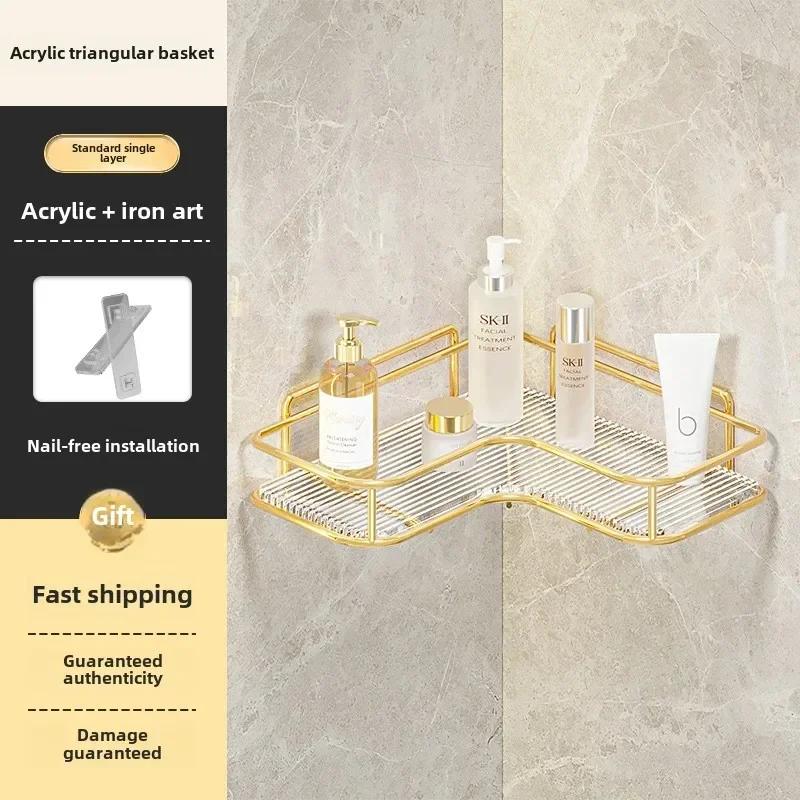 Роскошная акриловая полка без сверления, угловой органайзер для ванной, душа, кухни, настенный органайзер для хранения средств по уходу за кожей, душевая кабина
Роскошная акриловая полка без сверления, угловой органайзер для ванной, душа, кухни, настенный органайзер для хранения средств по уходу за кожей, душевая кабина
