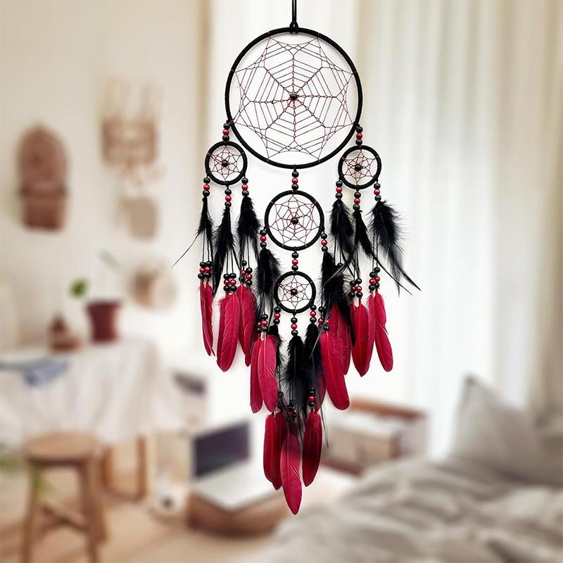 Handmade Round Dream Catcher Vintage Hanging Feather Dreamcatcher for Bedroom Wall Ornament Decor
Handmade Round Dream Catcher Vintage Hanging Feather Dreamcatcher for Bedroom Wall Ornament Decor