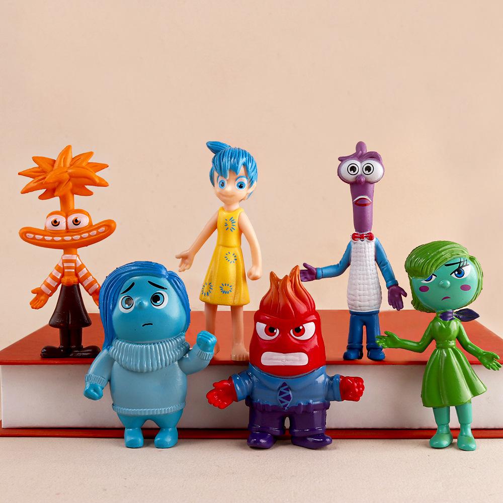 6Pcs/Kit Inside Out Riley Emotional Friend Action Figures POLYVINYL CHLORIDE Animation Miniature Playthings Decoration Animation Design Statues
6Pcs/Kit Inside Out Riley Emotional Friend Action Figures POLYVINYL CHLORIDE Animation Miniature Playthings Decoration Animation Design Statues